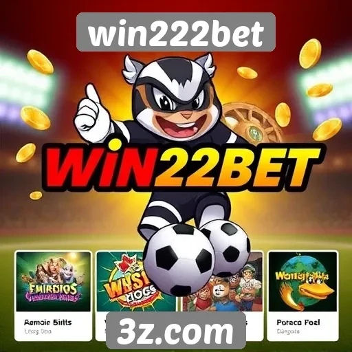 principais jogos disponíveis no site win222bet